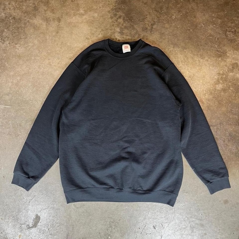 Vintage 90s members mark heavy weight black crewneck sweatshirt Men's Size XL